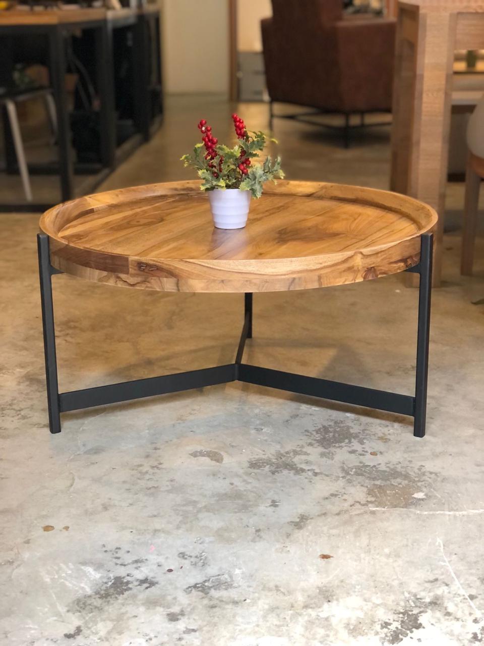 Mesa de Centro Trípode — RENUEVA DECO